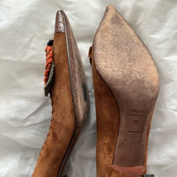 Vintage Prada suede pumps - Picture 7 of 9